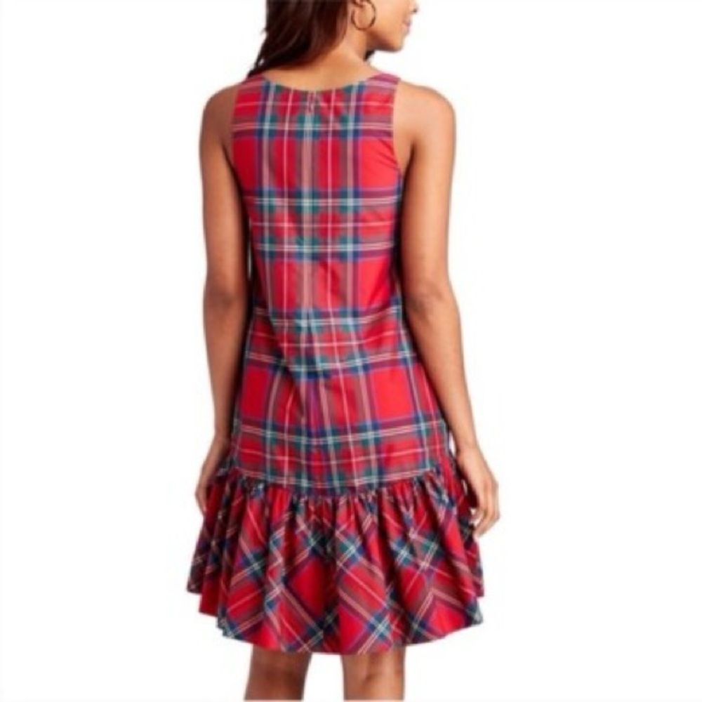 NWT-Vineyard Vines Jolly plaid Amelia swing dress - Picture 5 of 10